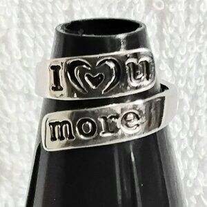 BNWOT 3/$20 Florence Scovel I Heart (Love) You Ring Size 7 Fashion Jewelry!!